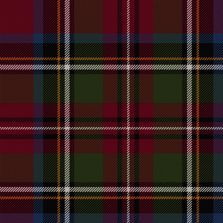 Tartan of Prince Charles Edward Stuart in the Muted palette