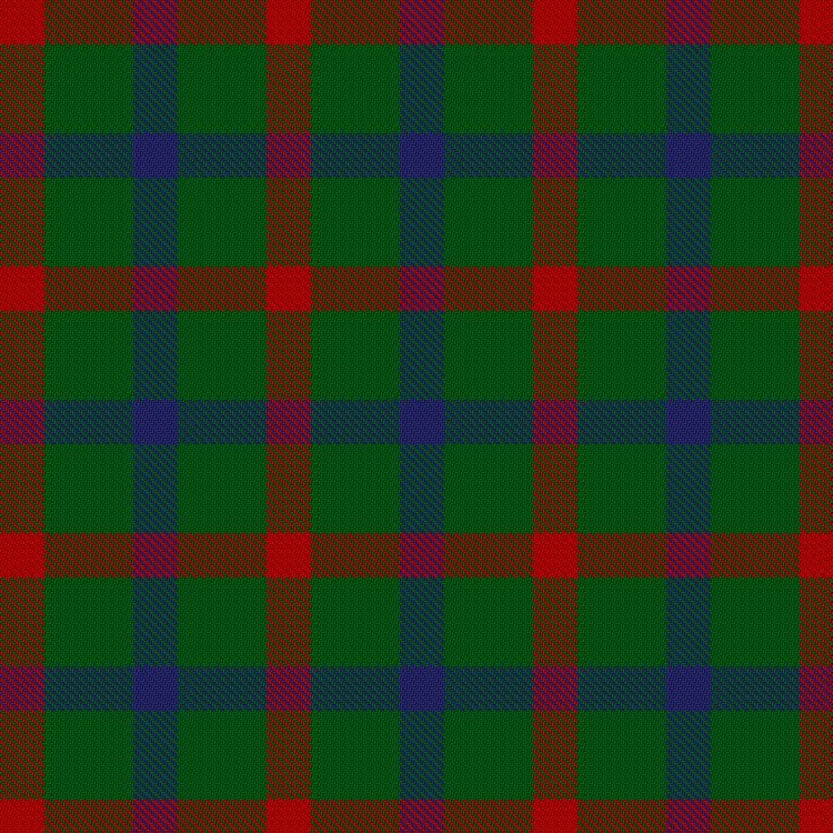 A simple tartan defined by R/4 G/8 B/4