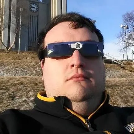 Me in Akureyri...with solar shades