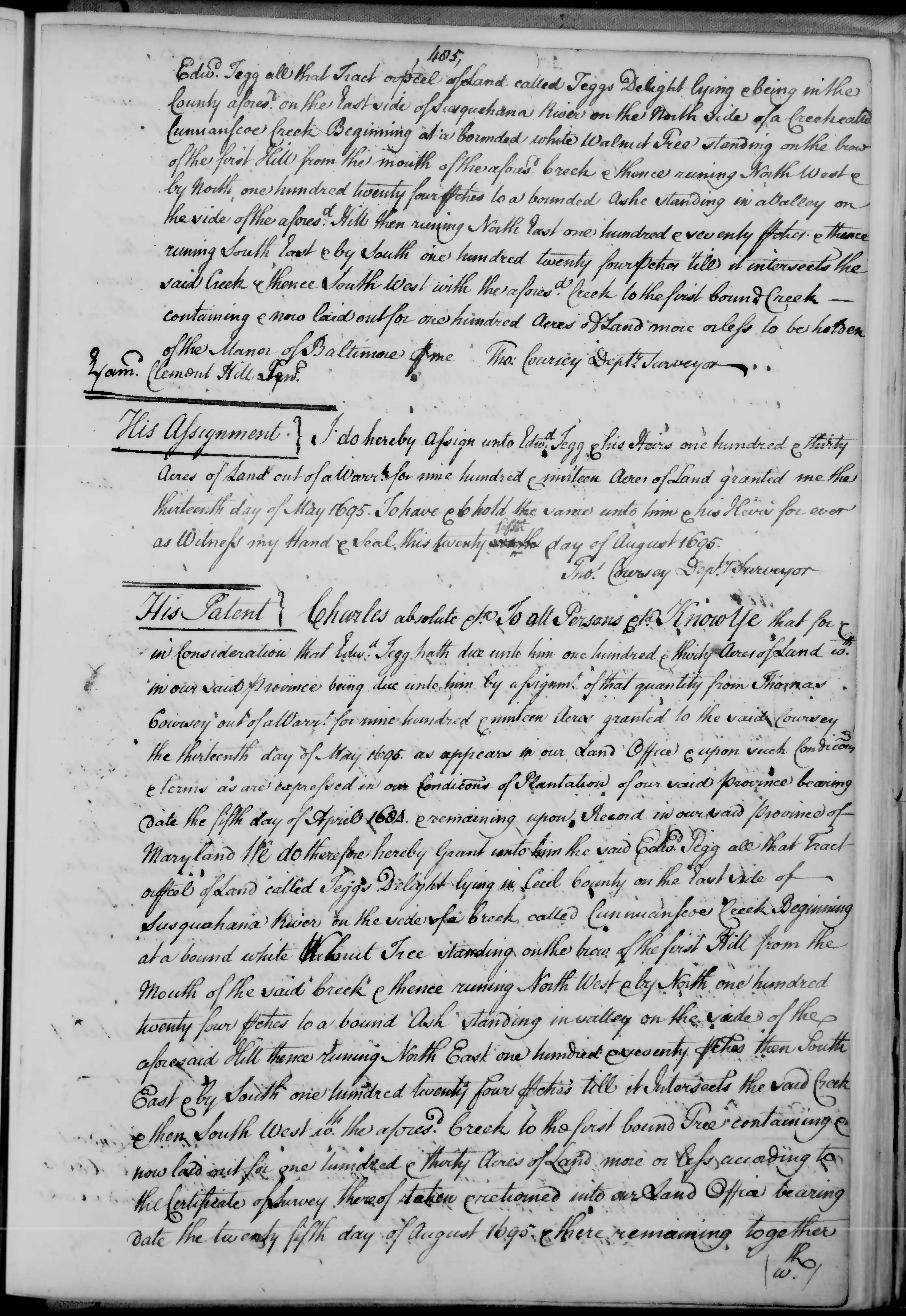 Original grant of Pembroke, page 3