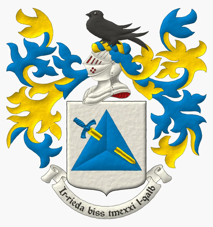Coat of Arms for James P. Howard, II, as interpreted by Dr Antonio Salmerón