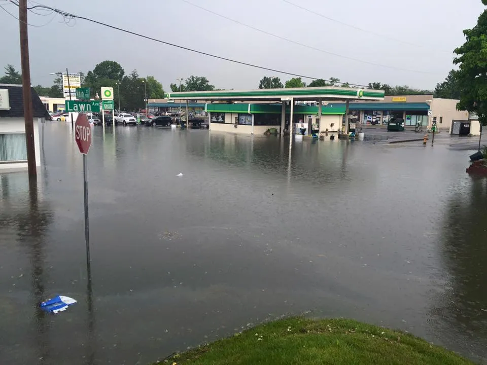 It's four feet of water in some places (Butler County Sheriff's Office)