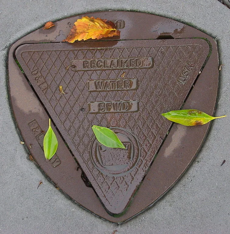 Noncircular manhole cover in San Francisco [Marianna Zavodovskaya / Wikimedia Commons]