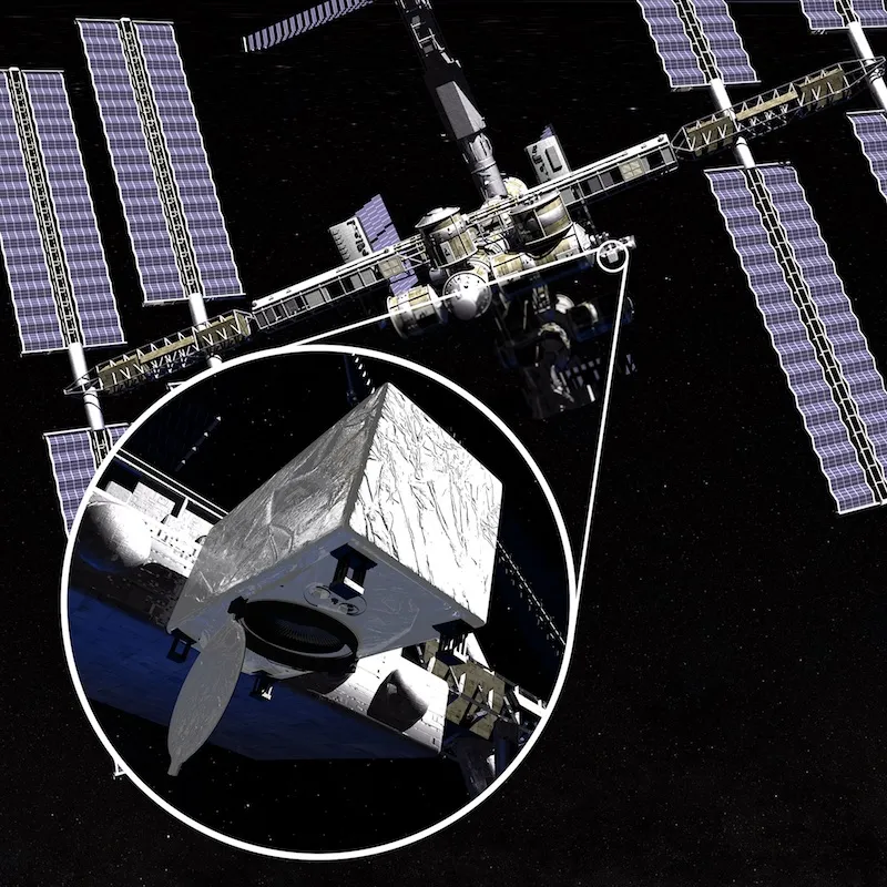 The GEDI placement on the International Space Station